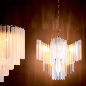Candelabru LUX finisaj nickel, diametru 60cm, Pulsar 109491 HZ 64096 universul-luminii.ro
