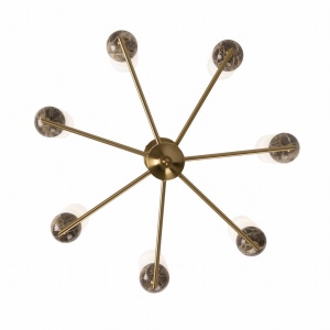 Candelabru modern cu 7 brate Nova Gold 595156 universul-luminii.ro