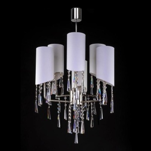 Candelabru modern design deosebit Cristal Bohemia Exclusive GLOSSA 01-CH - Img 1