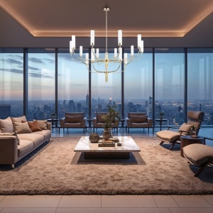 Candelabru modern realizat manual din alama Mussa 15L 72056 universul-luminii.ro