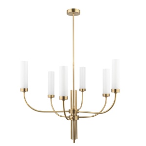 Candelabru modern realizat manual din alama Mussa 6L