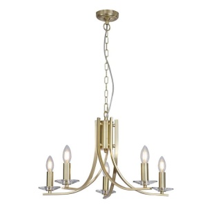 Candelabru stil elegant metal alama Ascona 5L