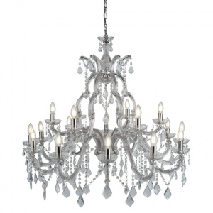 Candelabru XXL casa scarii design clasic Marie Theresea 18L 3314-18 SRT