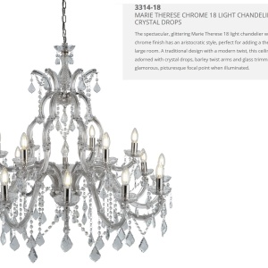 Candelabru XXL casa scarii design clasic Marie Theresea 18L 3314-18 SRT 63536 universul-luminii.ro