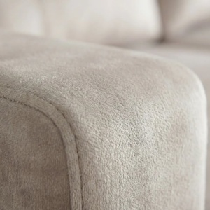 Coltar extensibil, catifea champagne beige, APARTMENT 205cm - Img 9