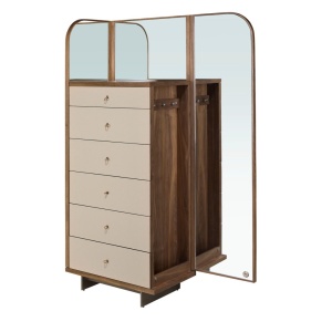 Comoda cu oglinda, sertar cu spatiu pentru ceasuri si bijuterii Chiffonier - Img 4