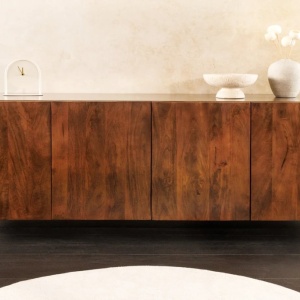 Comoda din lemn de mango maro BRASIL 175cm - Img 10
