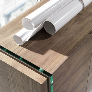 Comoda eleganta design deosebit Aurore AC-MI1319A-NOGAL - Img 5