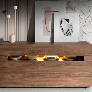 Comoda eleganta design modern cu iluminat LED - Img 6
