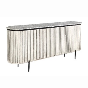 Comoda eleganta din lemn sablat ADLON 170cm