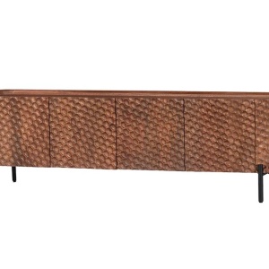 Comoda TV cu model 3D tip fagure ADLON 200cm - Img 6