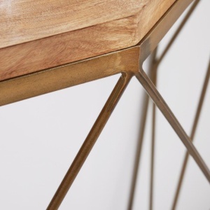 Consola design minimalist Diamond 90cm Mango - Img 2