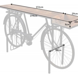 Consola design unicat Bicycle 195cm - Img 6