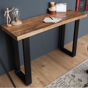 Consola industrial style Iron Craft mango natur, 115cm - Img 6