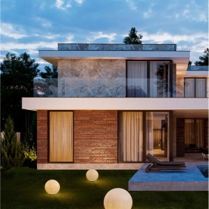 Corp cu tarus iluminat exterior decorativ IP65 MOON D-40cm 160496 universul-luminii.ro