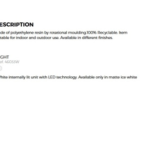 CORP DE ILUMINAT LED DECORATIV MORA LAMP II 196156 universul-luminii.ro