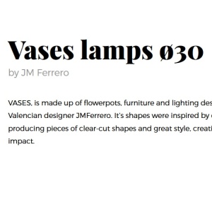CORP DE ILUMINAT LED DECORATIV VASES LAMPS 30cm 48030W VD 91356 universul-luminii.ro
