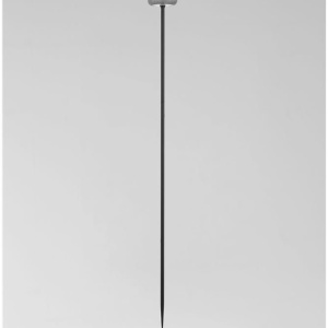 Corp iluminat exterior decorativ cu tarus CAMI H-110cm, ciment negru - Img 4