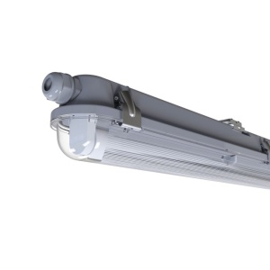 Corp iluminat liniar cu neon protectie IP65 Works gri 155cm - Img 2