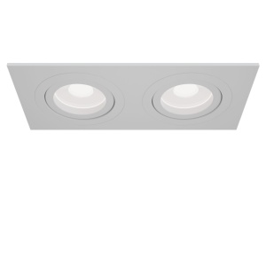 Corp incastrabil cu 2 spoturi directionabile Atom alb MY-DL024-2-02W 75736 universul-luminii.ro