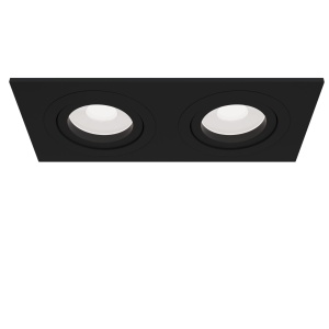 Corp incastrabil cu 2 spoturi directionabile Atom negru MY-DL024-2-02B 75726 universul-luminii.ro