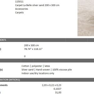 Covor design LUX La Belle 200x300cm 115011 HZ - Img 5