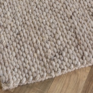 Covor WOOL 240x160cm gri argintiu din lana - Img 8