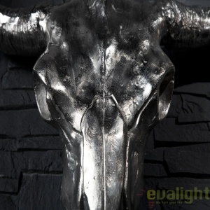 Decoratiune perete Matador Longhorn argintie A-19009 VC - Img 3