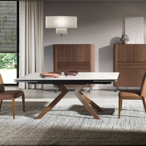 Dulap deosebit design LUX Walnut-Marble - Img 3