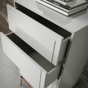 Dulapior elegant cu 4 sertare, design modern Platin AC-CP1709-A - Img 7