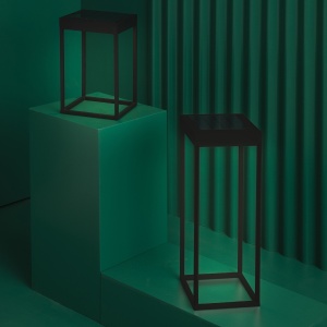 Felinar / Lampa LED solara portabila iluminat exterior decorativ IP65 KASP H-50cm 92476 universul-luminii.ro