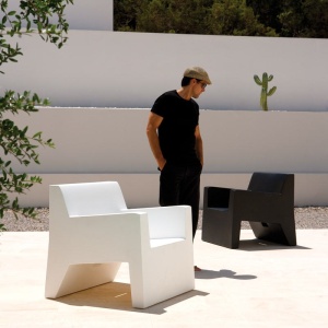 Fotoliu de exterior / interior design modern premium JUT LOUNGE CHAIR 44401 Vondom