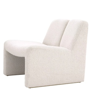 Fotoliu deosebit design LUX Macintosh Bouclé cream - Img 5