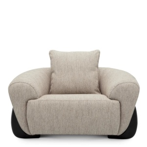 Fotoliu design LUX Siderno, Splendor light grey - Img 3
