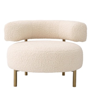 Fotoliu design LUX Thompson, Lyssa Faux shearling - Img 3