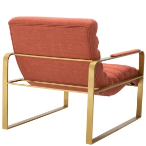 Fotoliu elegant design LUX Olsen, scalea orange - Img 5