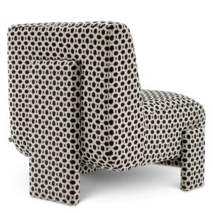 Fotoliu elegant design LUX Rockdale, Sunbeam black - Img 3