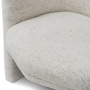 Fotoliu elegant design LUX Watertown, Seashell off white - Img 7