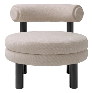 Fotoliu elegant design LUX Zoey, Fisher sand - Img 3