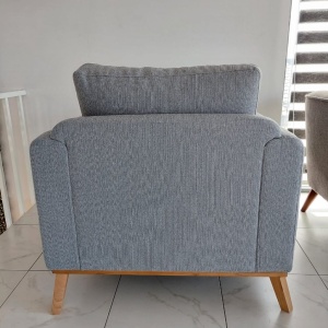 Fotoliu MILTON 1 SEATER LIGHT GREY - Img 4