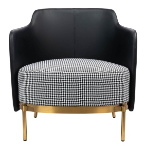 Fotoliu modern ultra confortabil Black-Gold - Img 5