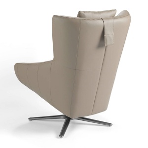 Fotoliu pivotant design modern Melvin AC 5044-A1001-PIEL - Img 7