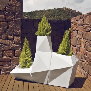 Ghiveci / Jardiniera plante design decorativ modern FAZ PLANTER XL III - Img 3