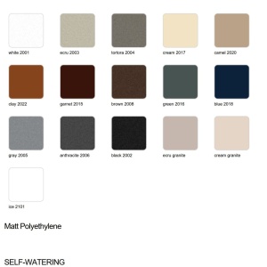 Ghiveci plante design decorativ modern exterior/interior Venus 83x80cm - Img 6
