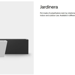 Jardiniera plante design decorativ exterior/interior JARDINIERE 100x40x40cm - Img 4