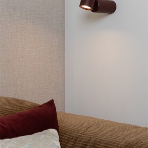 Lampa cu baterii pentru perete sau portabila Milan visiniu 248466 universul-luminii.ro