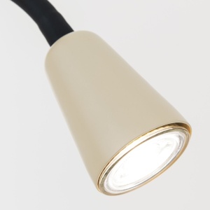 Lampa cu sistem de prindere masa, flexibila cu spot GU10 DOTTY khaki - Img 3