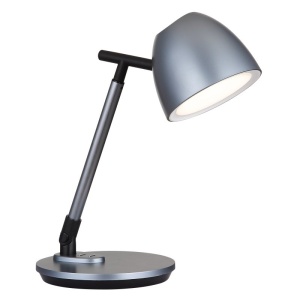 Lampa de birou aluminiu, plastic gri inchis LED CCT CASALA