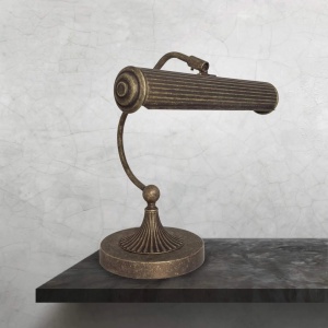 Lampa de birou din alama design clasic Art Deco Lamp - Img 2