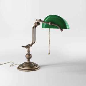Lampa de birou din alama design clasic Banker - Img 3